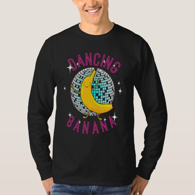 Funny Dancing Banana T-Shirt Cool Banana Eater Foo (Vorderseite)