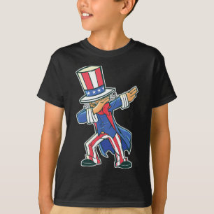 Funny Dancing Dabbing Uncle Sam 4. Juli Jungs G T-Shirt
