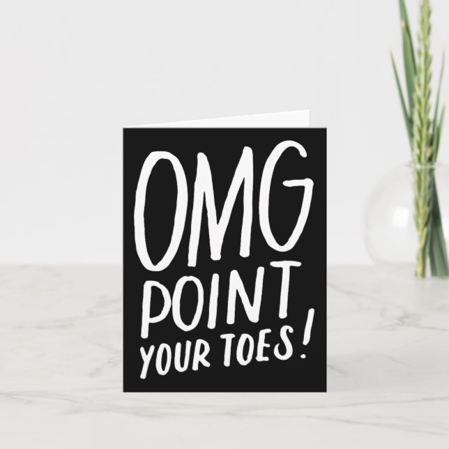 Funny Dancing Great Gift For Dance Teachers Karte (Vorderseite)