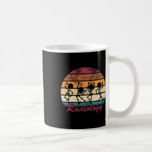 Funny Dancing Skeleton Geschenk für Radiologie Kaffeetasse