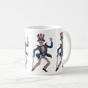 Funny Dancing Skeleton Kaffeetasse