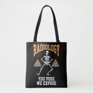 Funny Dancing Skeleton Xray Radiology Spaß Tasche