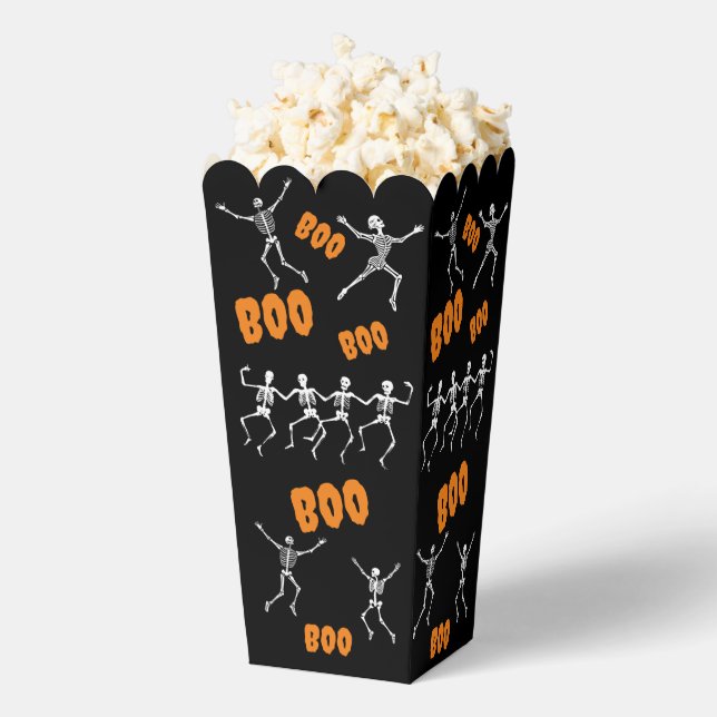 Funny Dancing Skeletts Halloween Geschenkschachtel (Geplatzt)