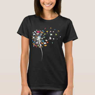 Funny Dandelion Books Geschenk zum Lesen von Fraue T-Shirt