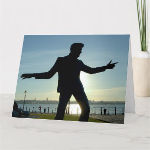 FUNNY DANK GREETING CARD DER 1950er Dankeskarte