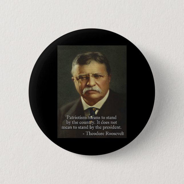 Funny dank Meme Designs Theodore ' Roosevelt Meme Button (Vorderseite)