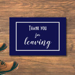 Funny "Danke, dass du Verlassen hast" Introvertier Fußmatte<br><div class="desc">Fügen Sie eine humorvolle (aber stilvolle) Touch zu Ihrer Tür mit dieser "Danke, dass Sie Verlassen haben" lustige Tür. Die schlichte, elegante Typografie macht die freche Botschaft deutlich: Introvertierte sind glücklich, dich zu sehen, aber noch glücklicher, wenn du verlasse. Ein perfektes Geschenk für introvertierte und antisoziale. Diese moderne Begrüßungsmatte, die...</div>