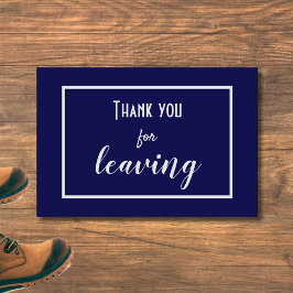 Funny "Danke, dass du Verlassen hast" Introvertier Fußmatte