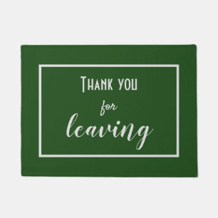 Funny "Danke, dass du Verlassen hast" Introvertier Fußmatte