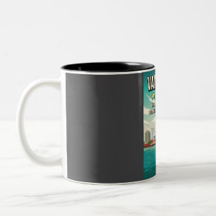 Funny Dark Spaß Vancouver Canada Travel Poster Zweifarbige Tasse