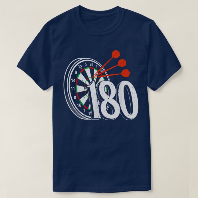 Funny Dart Design Men Dart Players Dart Boar T-Shirt (Design vorne)