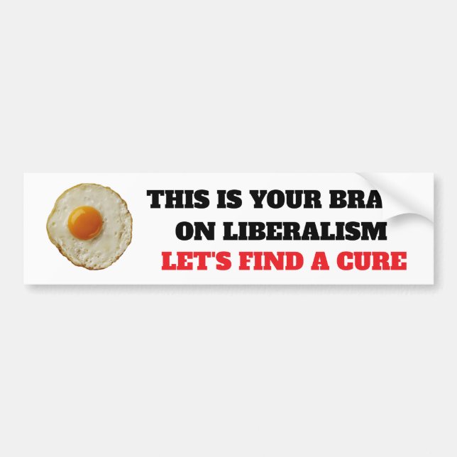 Funny, das ist dein Gehirn-Autoaufkleber Autoaufkleber (Vorne)