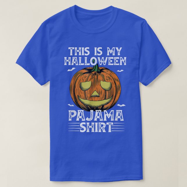 Funny das ist mein Halloween Pajama Halloween Cost T-Shirt (Design vorne)