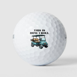 Funny das ist, wie ich Golf Cart Roll Golfball