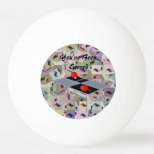 Funny, dass Ihnen Tischtennis-Design geboten wurde Tischtennisball
