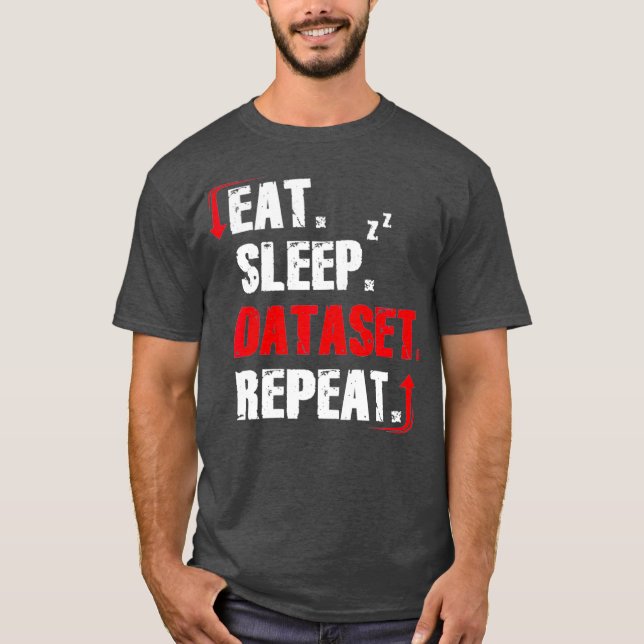 Funny Data Analyst Definition Data Scientist T-Shirt (Vorderseite)