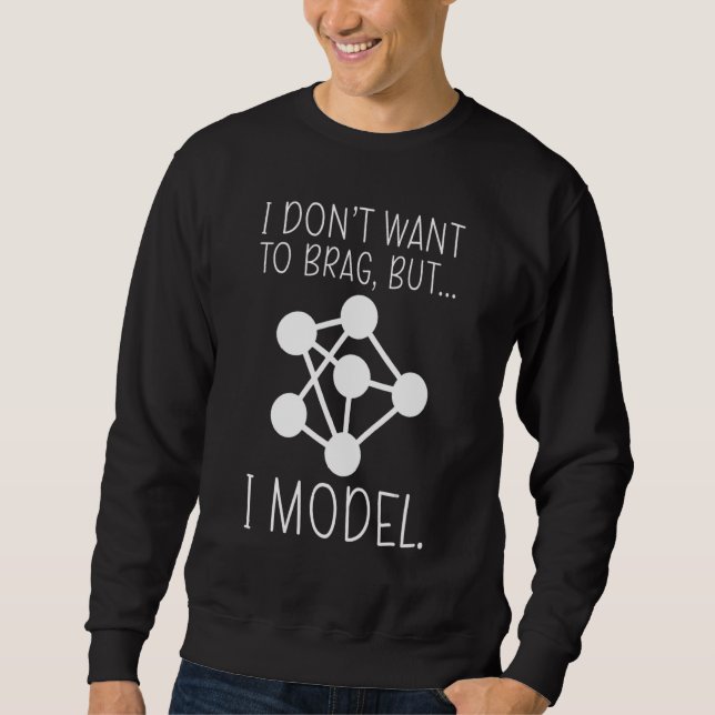Funny Data Science Computer habe ich nicht Gewollt Sweatshirt (Vorderseite)