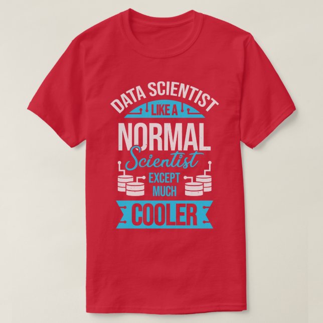 Funny Data Science Scientist - Geschenk T-Shirt (Design vorne)