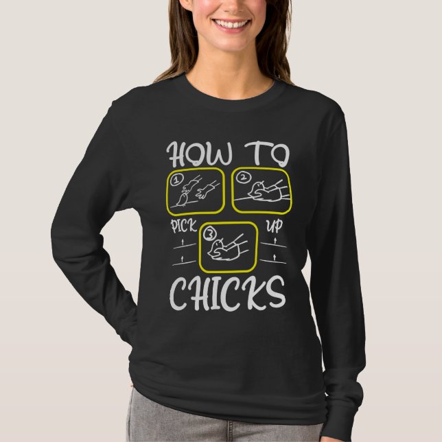 Funny Dating Coach How To Pick Up Chicks Speed Dat T-Shirt (Vorderseite)