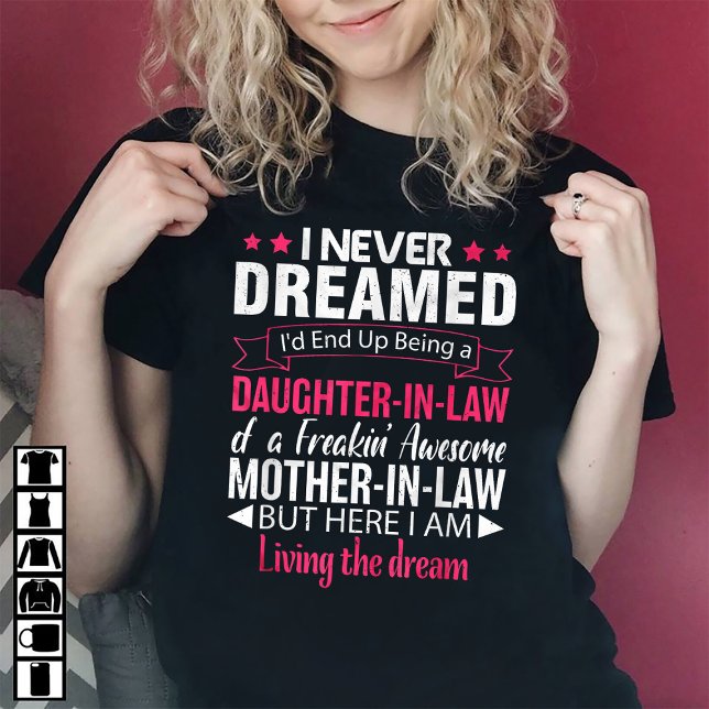 Funny Daughter-in-law der Phantastischen Schwieger T-Shirt (Von Creator hochgeladen)