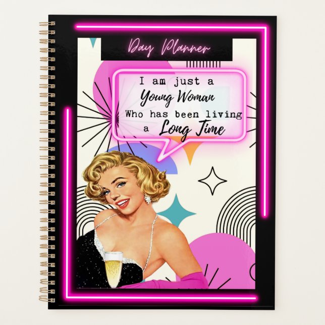 Funny Day Planner/Journal For Women Sassy-Girl Planer (Vorderseite)