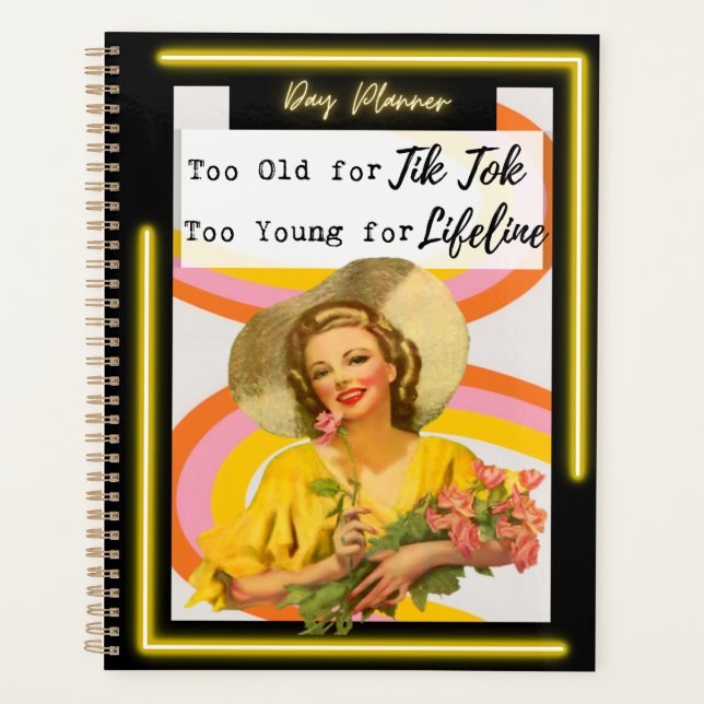 Funny Day Planner/Journal For Women Sassy-TikTok Planer (Vorderseite)
