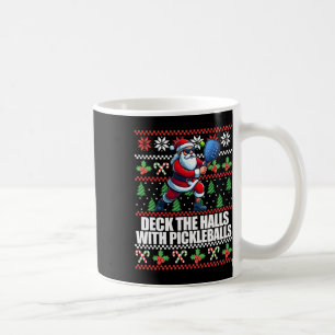 Funny Deck Die Hallen hässlich Weihnachts Sweater Kaffeetasse