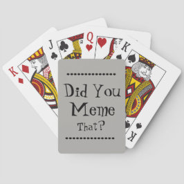 Funny Deck of Cards Vater Geschenk "Hast du das ge Spielkarten