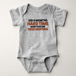 Funny Deer Hunting Jersey Bodysuit für Baby Baby Strampler