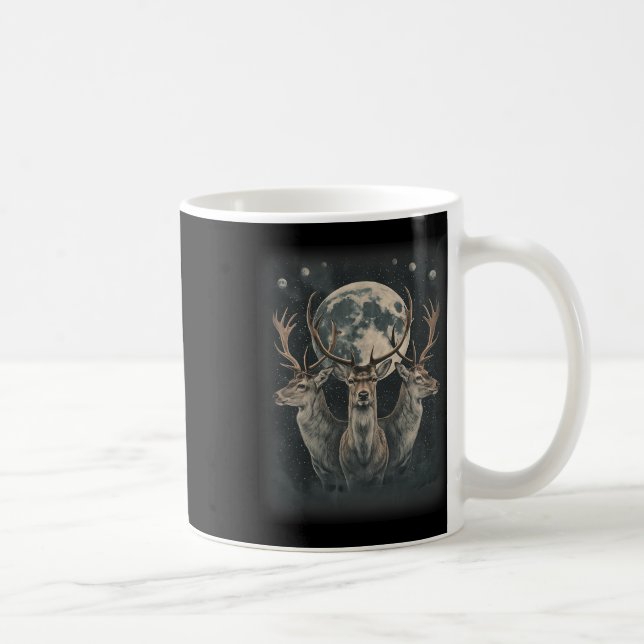 Funny Deer Junting Hunter Shirt Kaffeetasse (Rechts)
