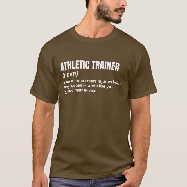 Funny Definition Shirt - Athletic Trainer (Vorderseite)