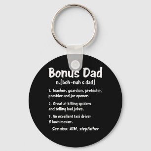 Funny Definition über Bonus Vater - Bestes Gesche Schlüsselanhänger