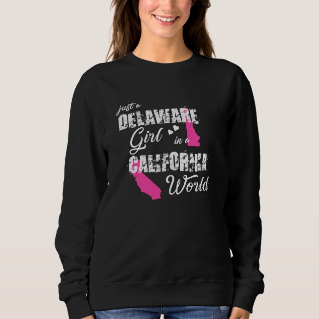 Funny Delaware Shirts nur ein Delaware Mädchen in  (Vorderseite)