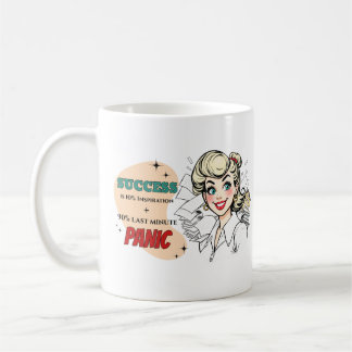 Funny Demotivational Sassy Vintage Hausfrau Retro Kaffeetasse