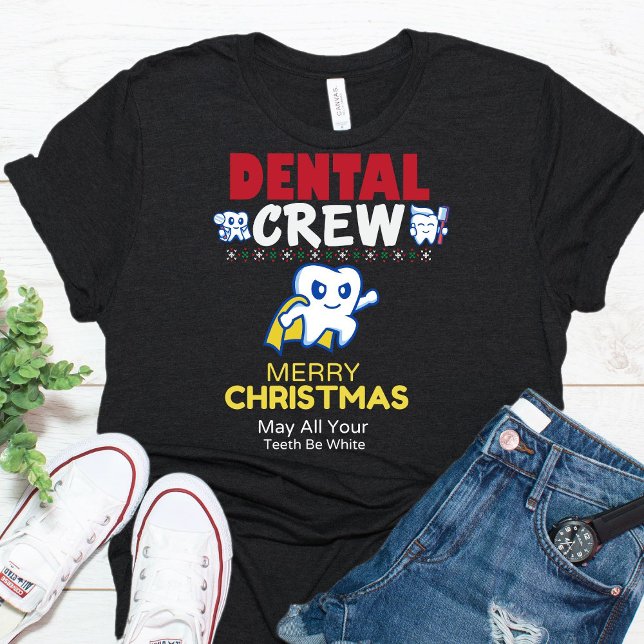 Funny Dental Crew Christmas Group T - Shirt (Von Creator hochgeladen)