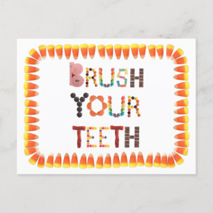 Funny Dental Health Brossez vos dents carte de rap