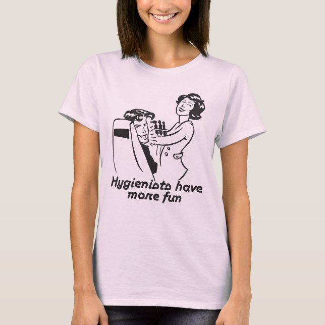 Funny Dental Hygiene T - Shirt (Vorderseite)