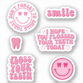 Funny Dental Hygienepack Aufkleber