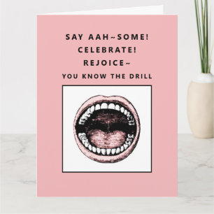 Funny Dental School Abschluss Card Karte
