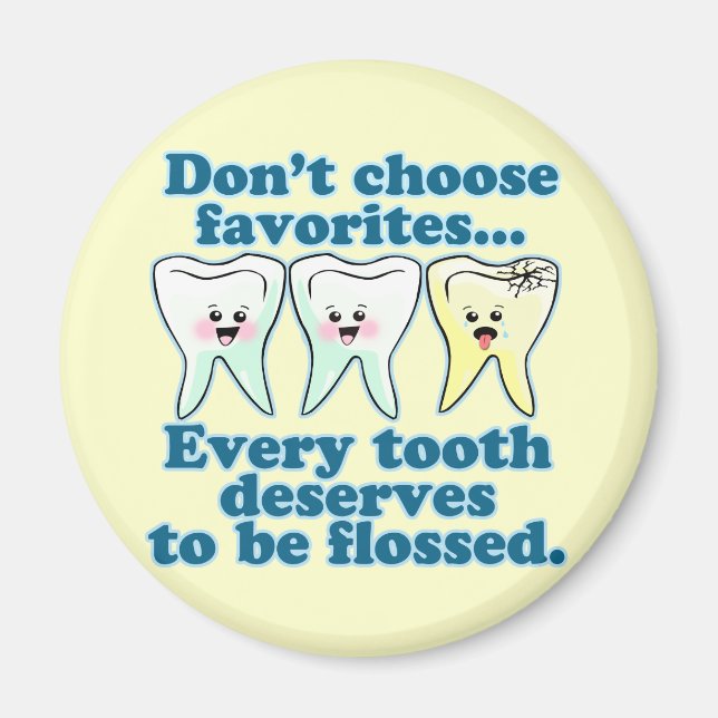 Funny Dentist Magnet (Vorne)