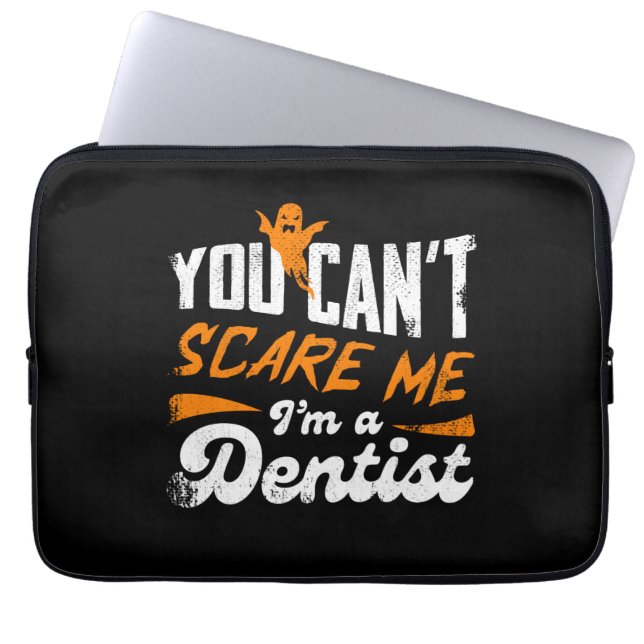 Funny Dentist 🦷 Nothing Scare Me | Zahnstocher Laptopschutzhülle (Vorderseite)