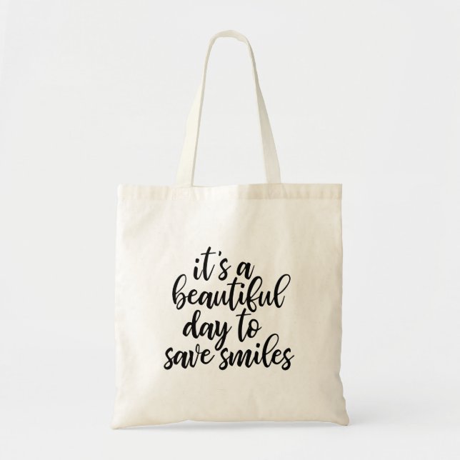 Funny Dentist Slogan Tote Bag Tragetasche (Vorne)