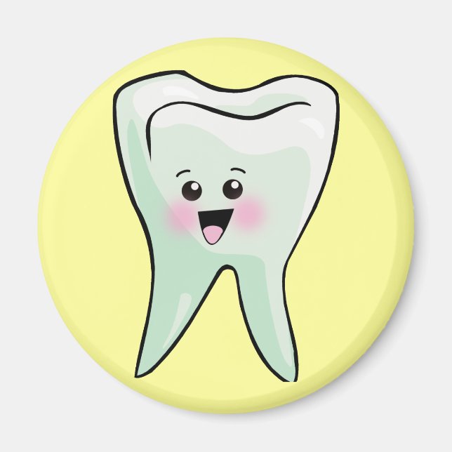 Funny Dentist Zahnarzthygienist Magnet (Vorne)