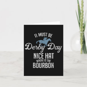 Funny Derby Day and Mint Juleps Racing Karte