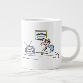 Funny Dermatology Dermatologist Cartoon Jumbo Tass Jumbo-Tasse