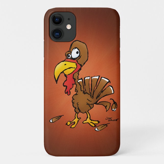 Funny Derp Turkey Cartoon Case-Mate iPhone Hülle (Rückseite)