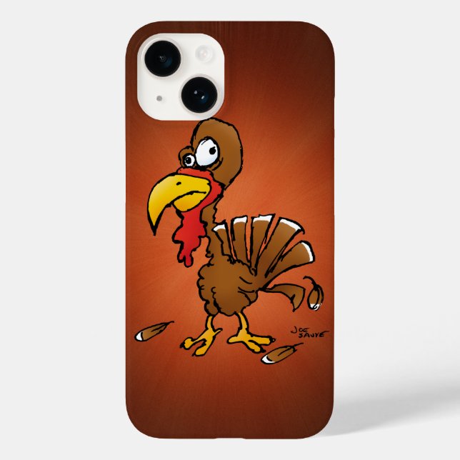 Funny Derp Turkey Cartoon Case-Mate iPhone Hülle (Rückseite)