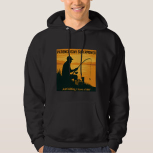 Funny Design für Angelfreunde Hoodie