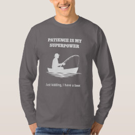 Funny Design für Fishing und Bier Liebhaber T-Shirt