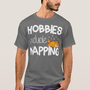 Funny Design niedlich faul Raccoon Hobbies Inklusi T-Shirt